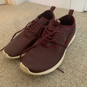 Nike Red Leather Sneaker Running Shoes